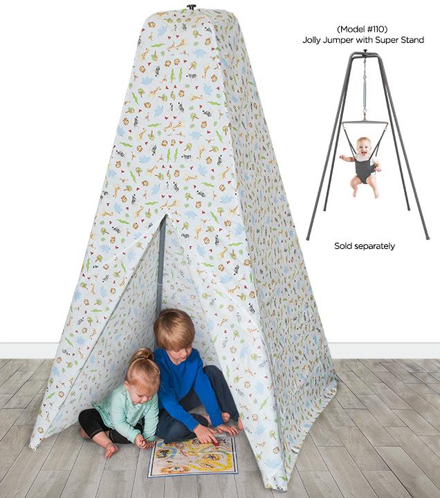 Teepee Tent (for Jolly Jumper with Super Stand) - White Safari