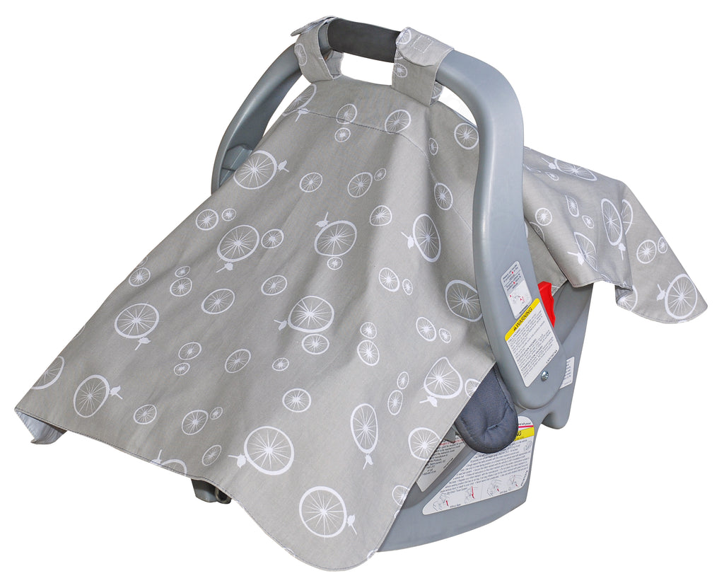 Infant Car Seat Veil - Wheelie Birds